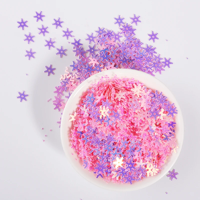 Блестящие пайетки в виде снежинок 500 шт. набор для шитья сделай сам декоративные