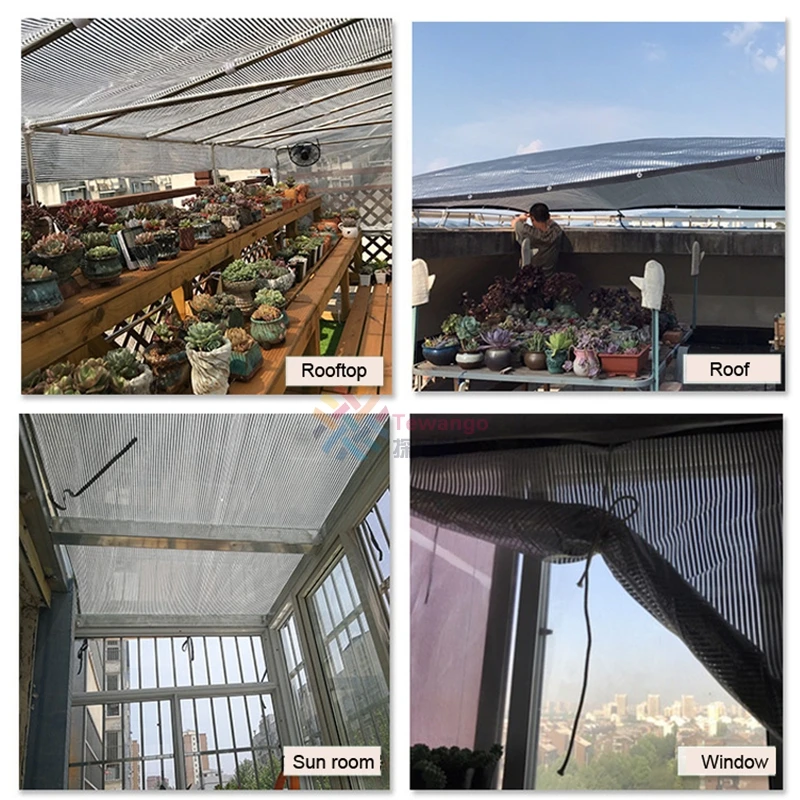 99% УФ блок из алюминиевой фольги солнцезащитный тент для окон балкона теплицы