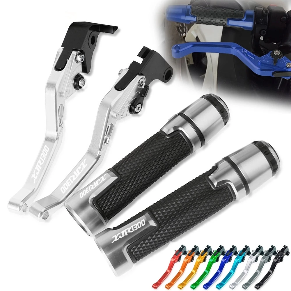 

Brake Handle Clutch Levers Motorcycle Thruster Grip Handle Bar Cap End Plugs For YAMAHA XJR1300 1995-2003 2002 2001 2000 1999