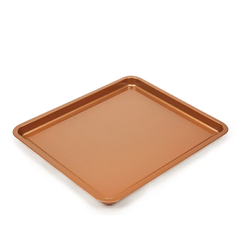 Инструменты для барбекю медная прямоугольная хрустящая поднос сковорода