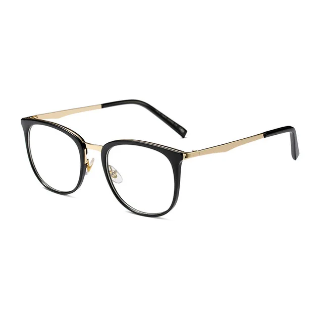 

Vintage Optical Eyeglasses Women Frame Oval Metal Unisex Spectacles Female Eye Glasses oculos de Eyewear Prescription Glasses