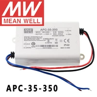original mean well apc 35 350 meanwell 350ma constant current 35w single output led switching power supply