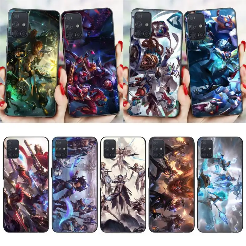 

Hot LOL S game skin Phone Case For Samsung Galaxy S20 21 Note10 20 A30 50 70 71 Plus Ultra
