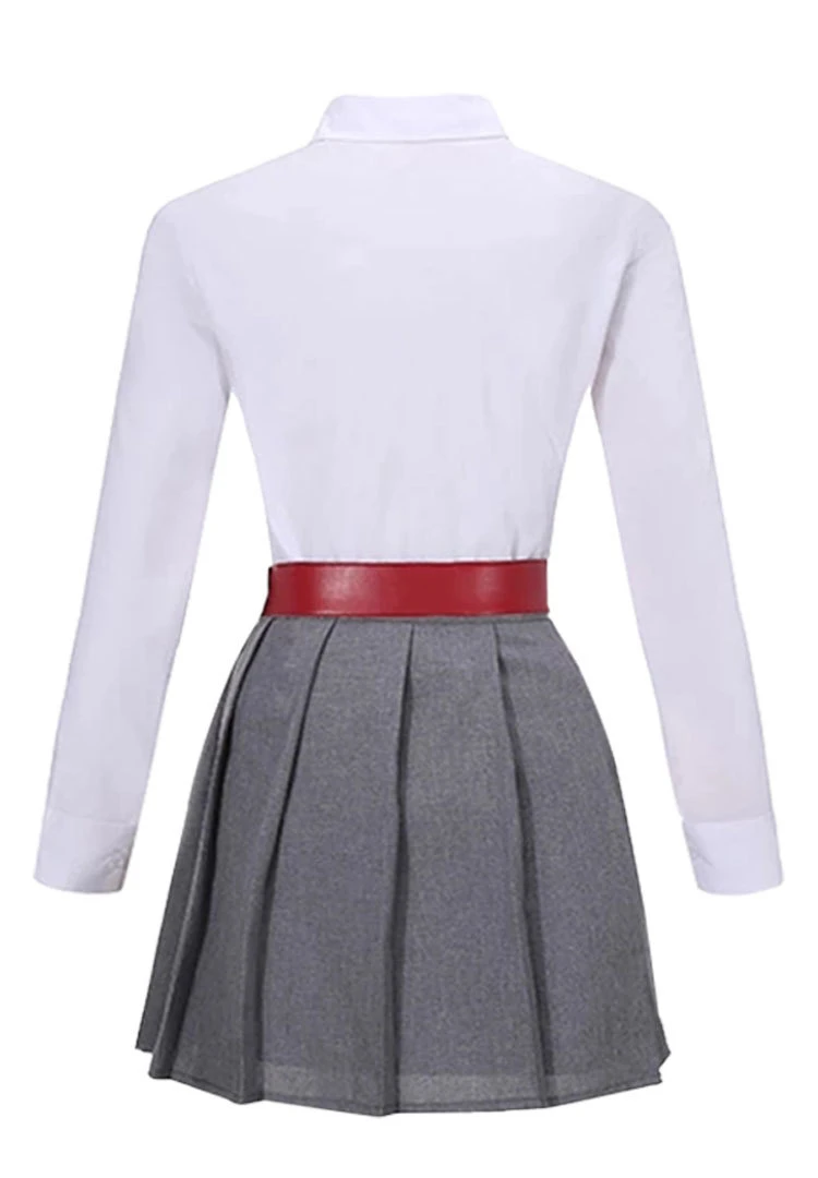 Новая ТВ Женская Элитная школьная форма серый костюм для косплея индивидуальная