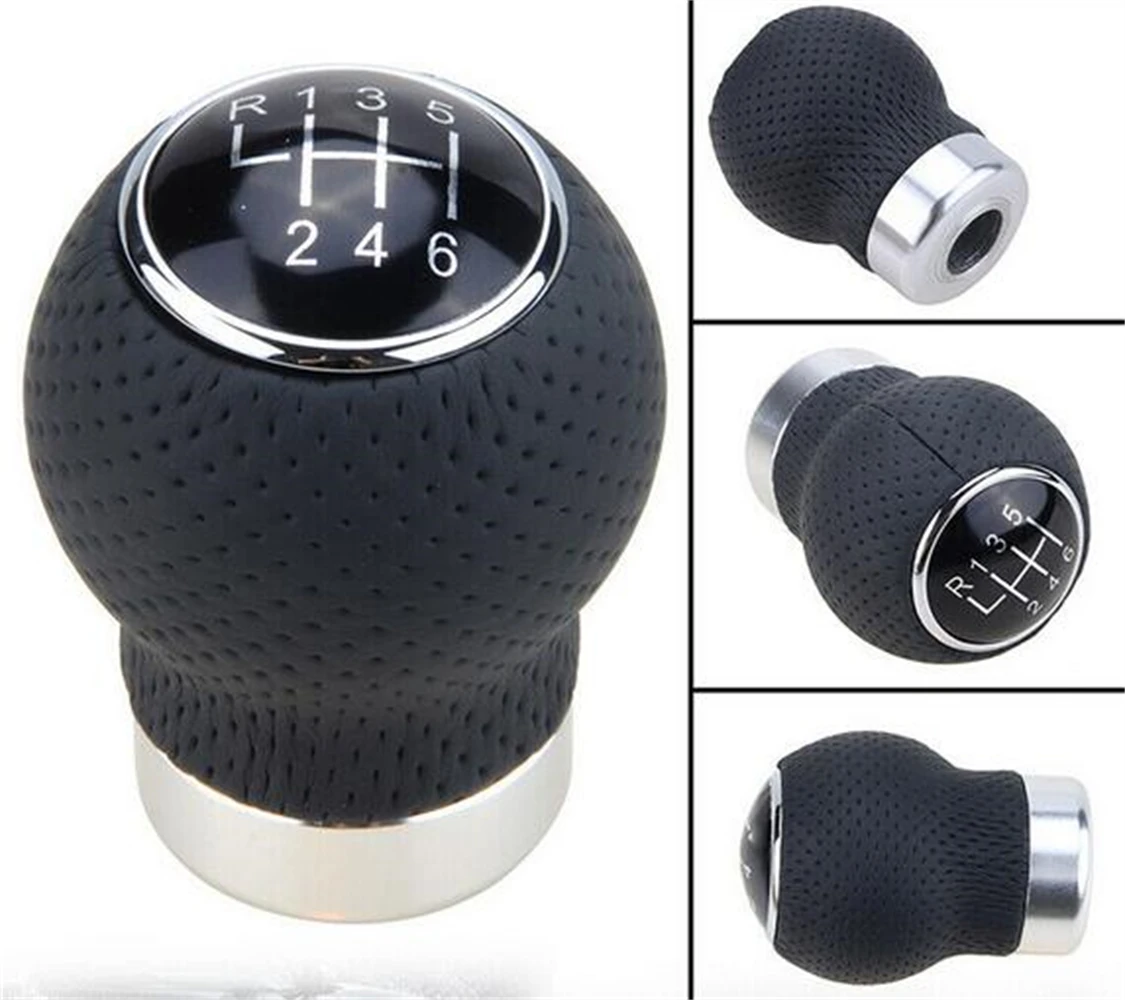 Универсальный ручной 6-Скоростной автомобильный кожаный рычаг переключения