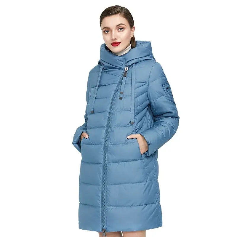 Long Puffer Winter Down Jacket Women Thick Coat Women Hooded Parka Warm Female Brand Cotton Clothes Winter Plus Size 6XL