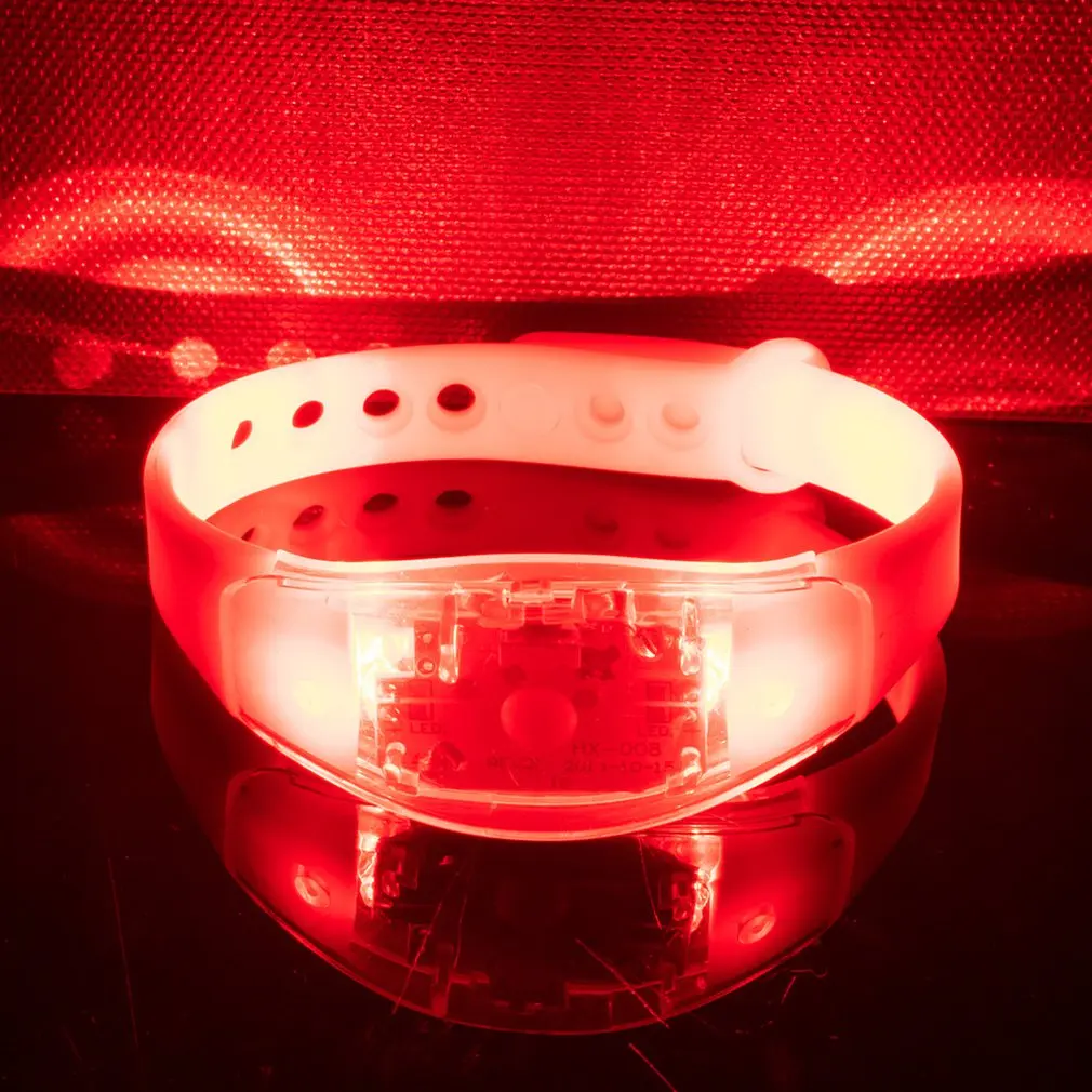 Регулируемый светодиодный браслет для езды на велосипеде ночного бега мужские и