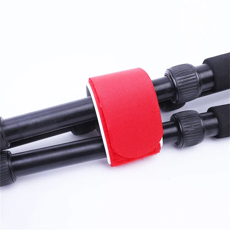 Adjustable Ski Pole Shoulder Hand Carrying Eyelashes Straps Porter Hook Loop Protection Black Nylon Grip Belt Bag |