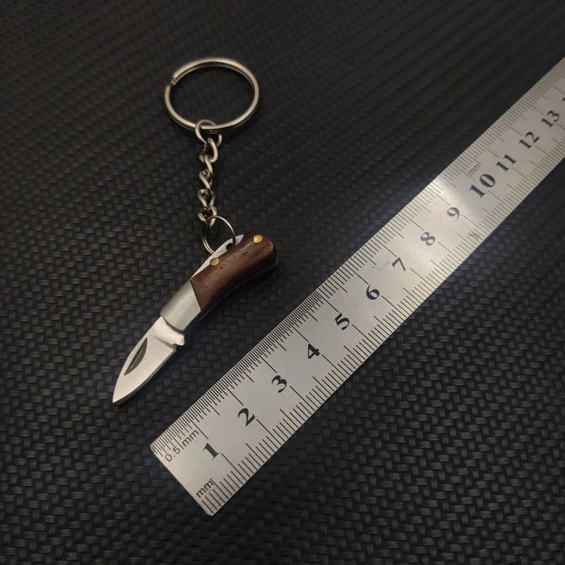 Дропшиппинг маленький размер Красная деревянная ручка из нержавеющей стали мини