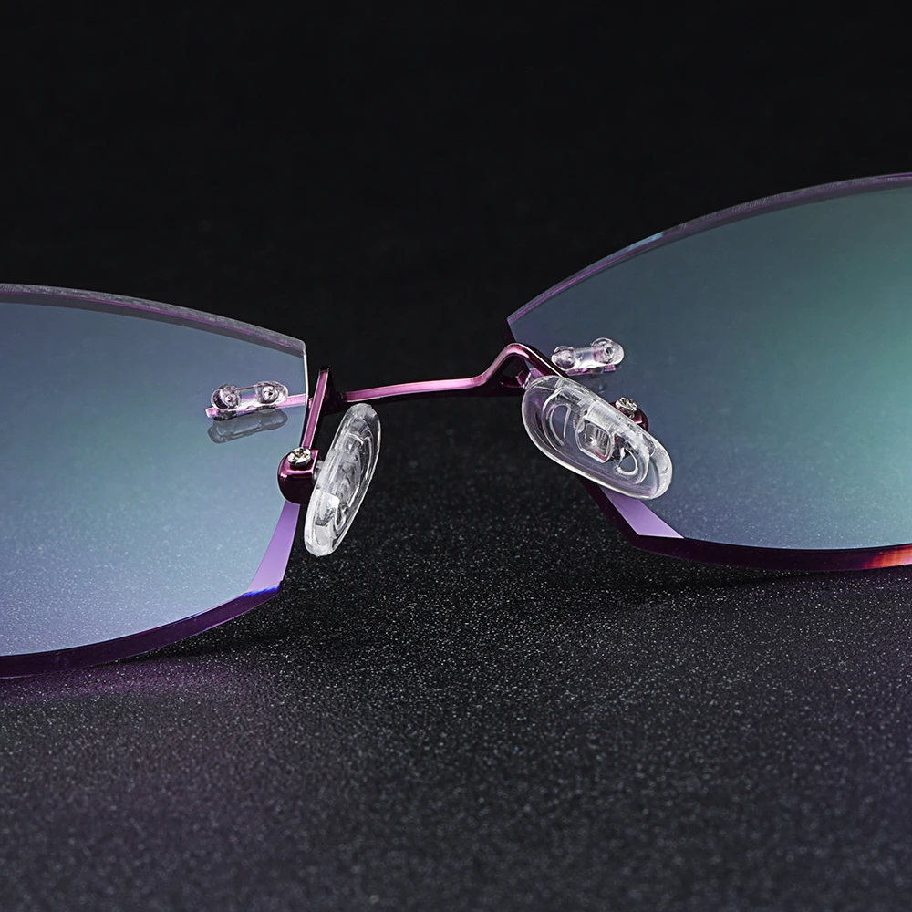 MASSENET ультра светильник титановый сплав для женщин без оправы алмазная обрезка