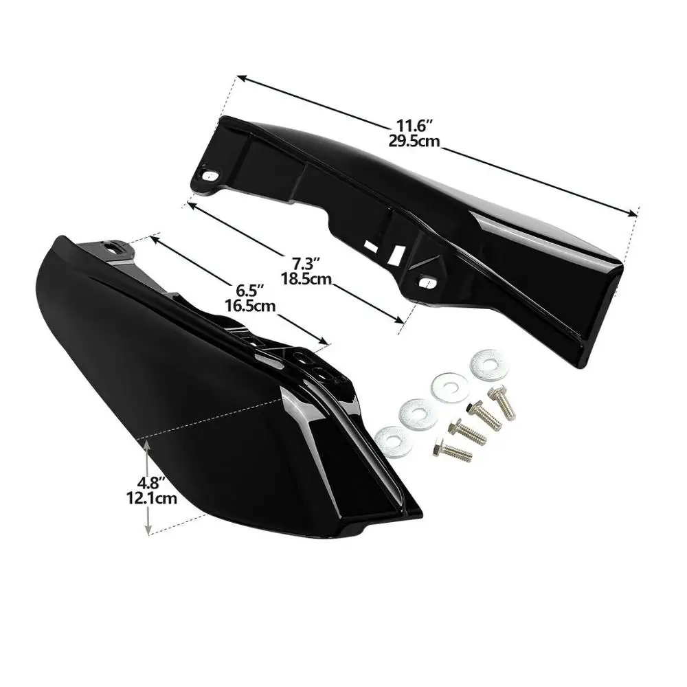 

Motorcycle Mid-Frame Air Deflectors For Harley Touring Road King Electra Glide Street Glide Freewheeler 2017-2020