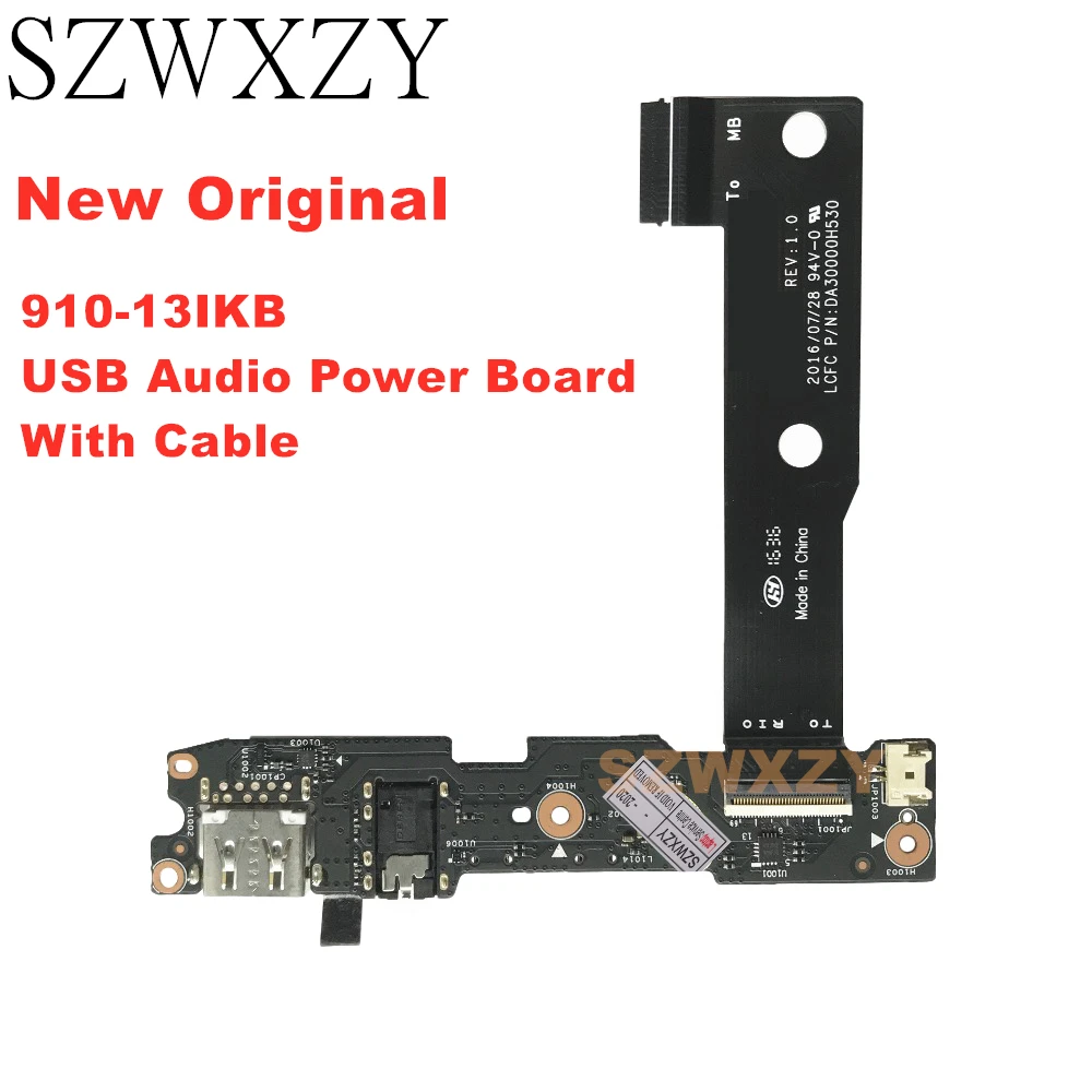SZWXZY новая Оригинальная USB аудиоплата для ноутбука Lenovo Yoga 910-13IKB с кабелем CYG50 NS-A902