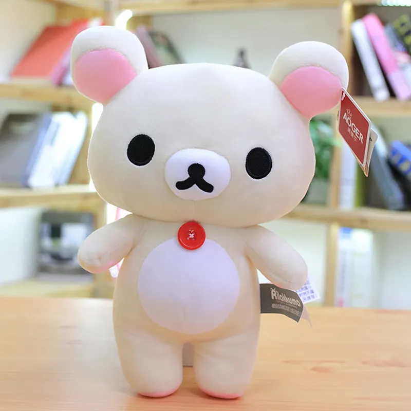 Kawaii Rilakkuma плюшевая кукла парная подвеска мультфильм милый Тедди коричневый