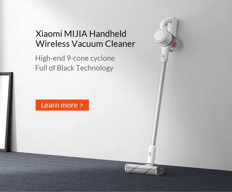 Xiaomi Mi ручной беспроводной пылесос портативный беспроводной сильный всасывающий аспиратор домашний Циклон чистый пылесборник