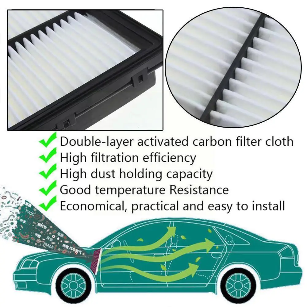 

1Pcs Car Engine Air Filter Element Suit For 2020-2021 Kia K5 OEM NO 28113-L1000 I1B4