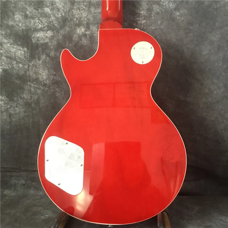 

High-quality tiger pattern maple electric guitar, 3 pickups, ebony fingerboard, high-quality electric guitar