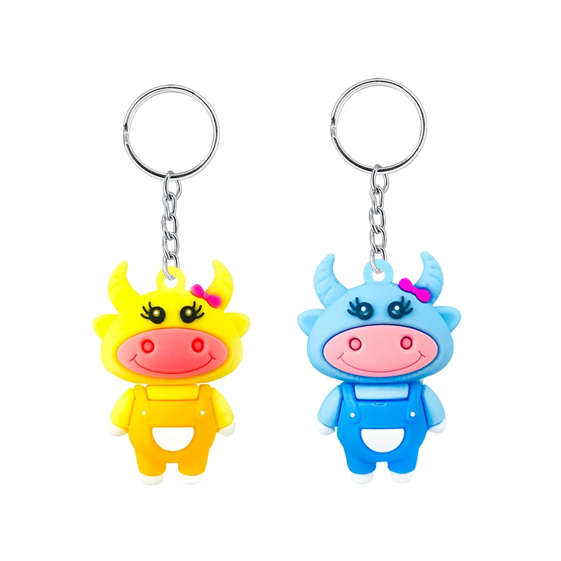 Брелок для ключей из мягкого ПВХ креативный маленький подарок милый мультяшный