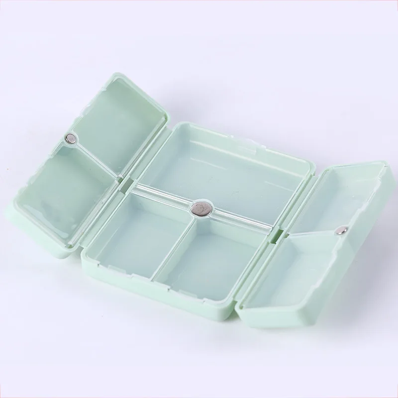 

Mini Plastic Pill Box Health Pills Storage Boxes Portable Medicine Case Elderly Family First Aid Kit Home Storage Organization