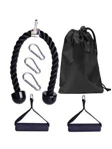 Комплект прочных тросов 7 в 1, Аксессуары для кабельной машины, длинный трос, Натяжной трос, надежный комплект эспандеров для фитнеса