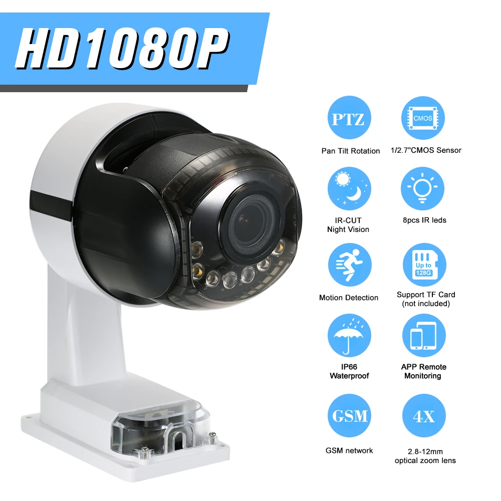 Беспроводная IP камера OWSOO 1080P Wi Fi 2 4 ГГц GSM|Камеры видеонаблюдения| |
