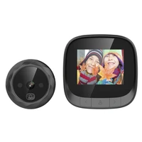 2 4 inch lcd color screen digital doorbell 90 degree door eye doorbell electronic peephole door camera viewer outdoor door bell