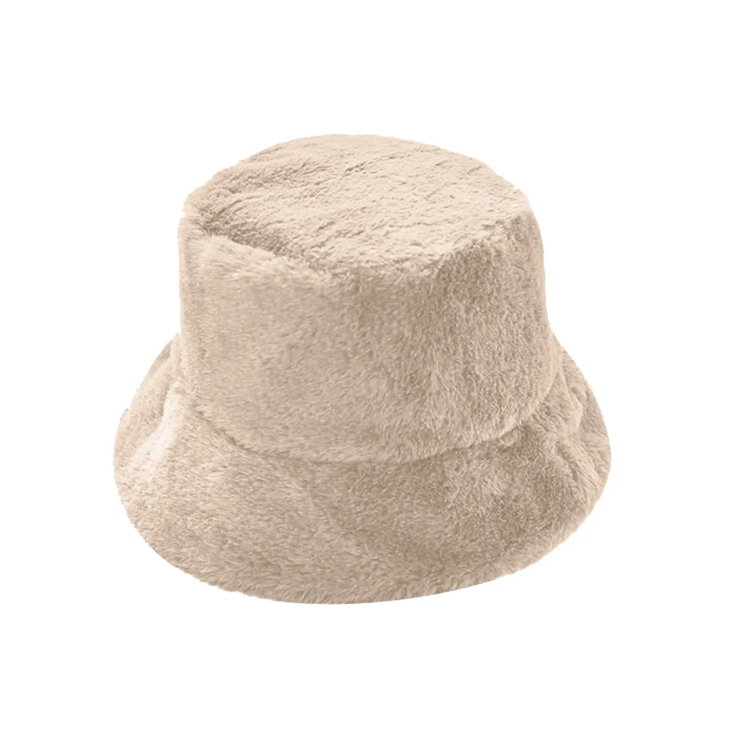 

Hats For Ladies Winter Bucket Hat Fashion Cute And Warm Caps Hunting Fishing Hat Faux Fur Winter Bucket Hat Winter Hats Women