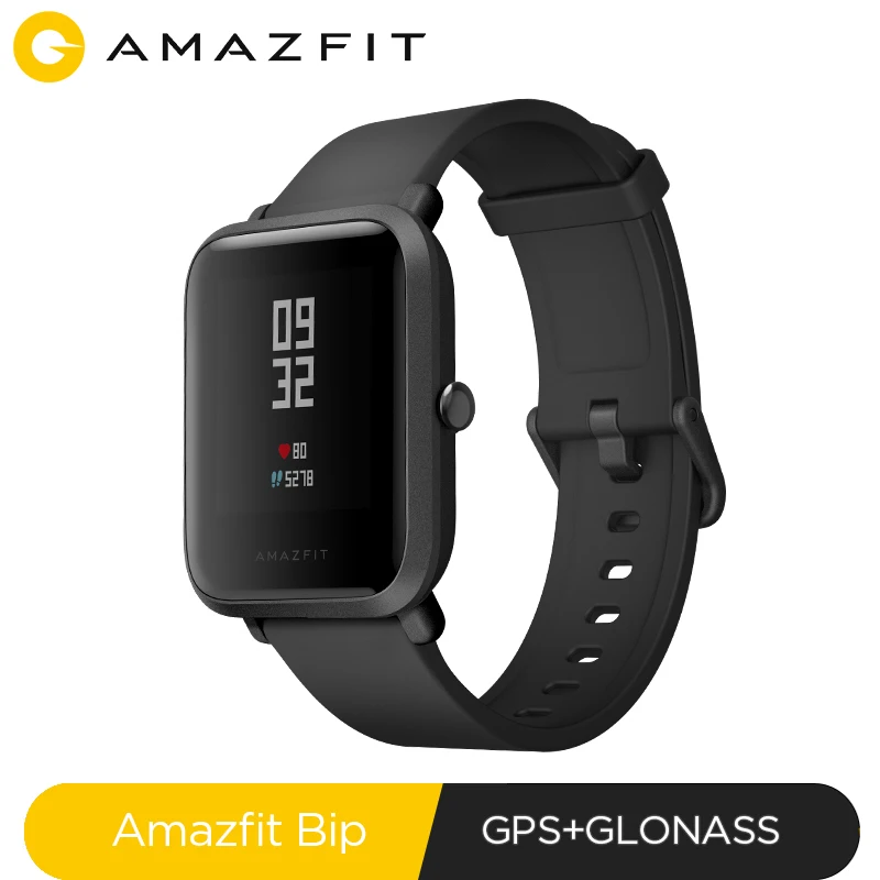 [Плаза] глобальная версия Amazfit Bip smart watch battery 45-day life 3atm resistant activity | Электроника