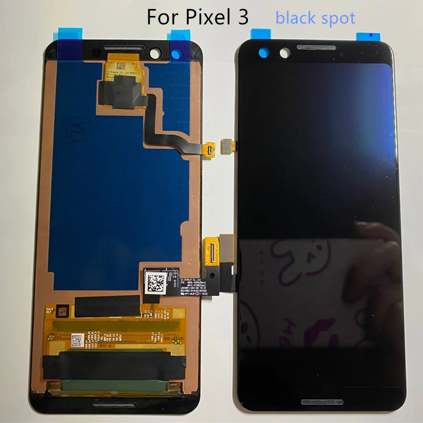 Оригинальный экран Amoled Google Pixel 3 черный точечный ЖК дисплей сенсорный дигитайзер