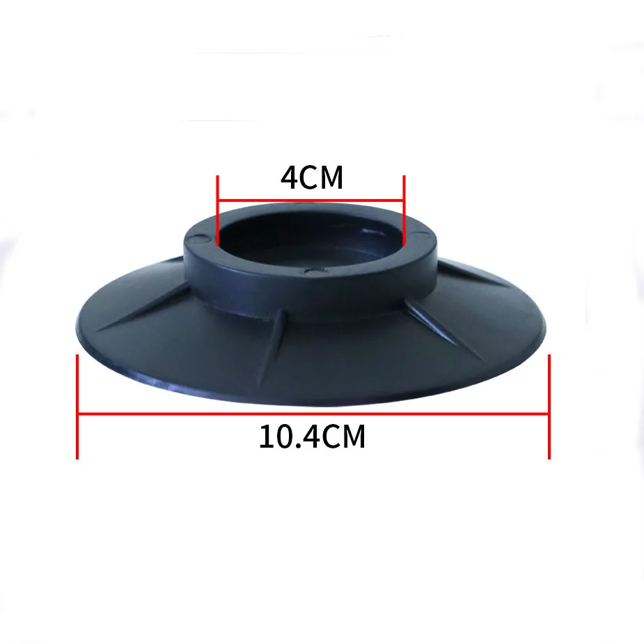 

LIUXDIV 4Pcs Washing Machine Round Base Kitchen Home Refrigerator Air Conditioning Non-slip Mat Anti Vibration Rubber Feet Pads