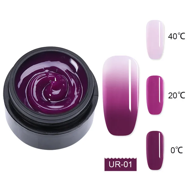 15ml Thermal 1 Ur Sugar Poly быстрое удлинение Гель-лак для ногтей розовый, белый, прозрачный впитывающийся УФ-гель для наращивания ногтей - Цвет: 15ml Thermal 1