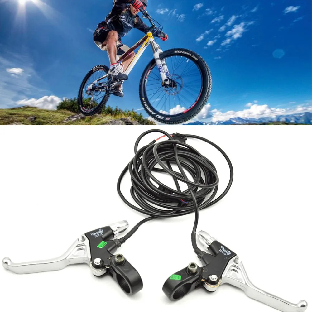 

49PDD Electric Brake Lever Aluminum Alloy E-bike Brake Cut Off Power Brake Handle Electric Bike Brake Lever E-Brake Accessory
