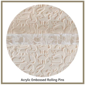 1 шт., рельефная скалка для печенья