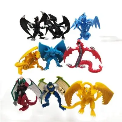 

9 шт. кукольные украшения Yu-Gi-Oh, игрушка Muto, Tapira Dark Malik, аниме модель из ПВХ, рождественские товары, подарок