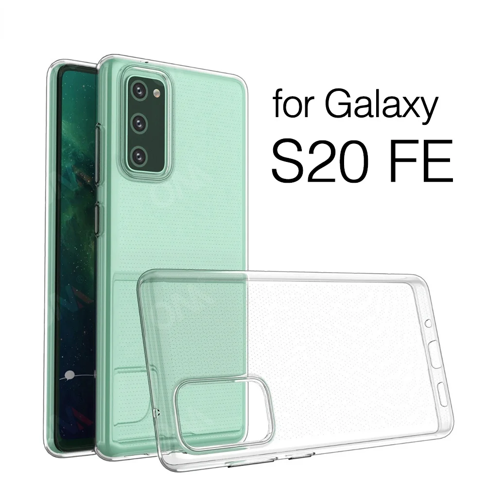 

Case For Samsung Galaxy S20 Fan Edition 6.5" TPU Silicon Clear Fitted Bumper Soft Case for Samsung S20 FE Back Cover