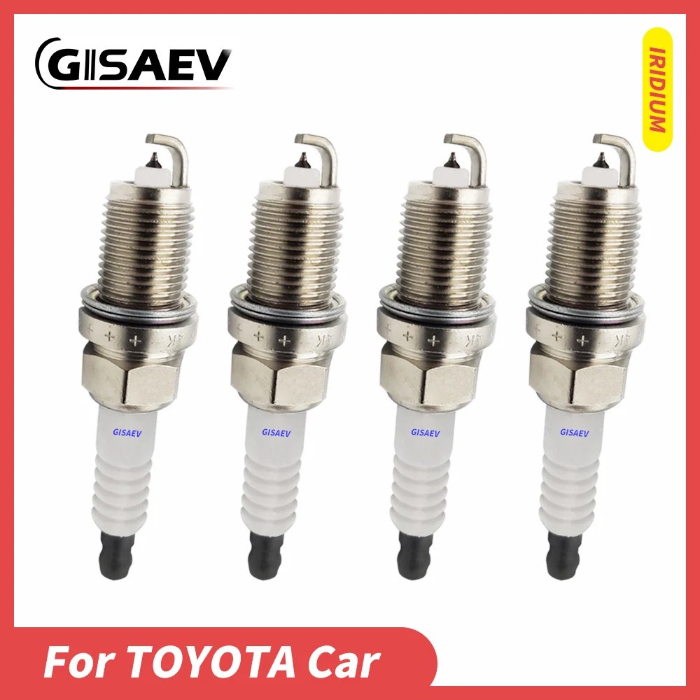 4PCS Iridium Spark Plug For Toyota Camry Corolla Ex RAV4 YARiS L Vios Levin Crown Highlander Coaster Sienna C-HR Prado Previa |