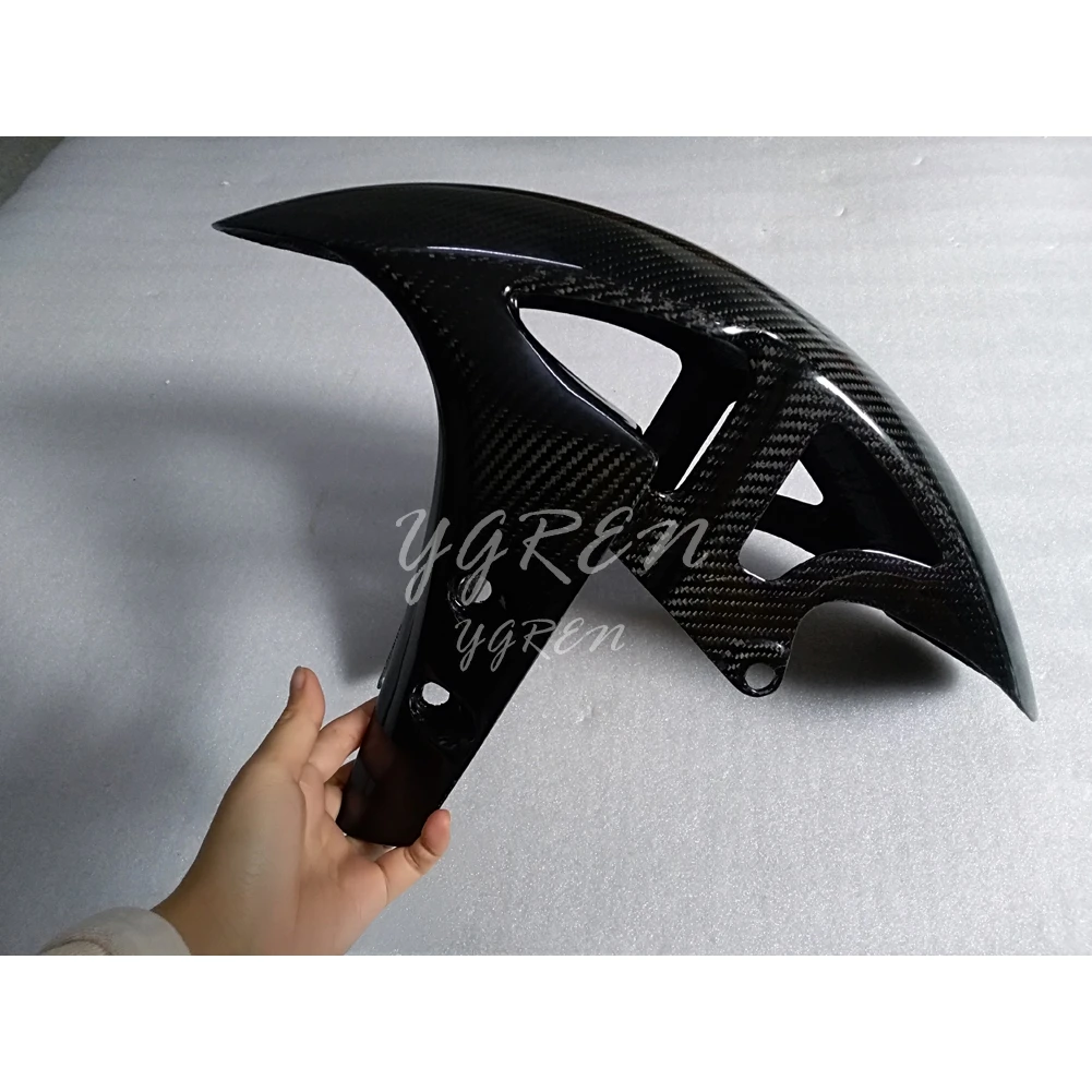 

Front Fender Muguard Cover Fairing Twill Carbon Fiber For Yamaha R6 2017 2018 2019