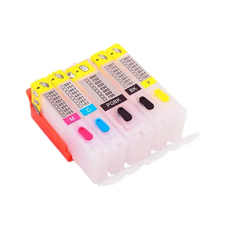 pgi 750 751 empty refillable ink cartridge colors cake ink make food for canon pixma mg5470 mg5670 ix6770 mg5570 ix6870 free global shipping