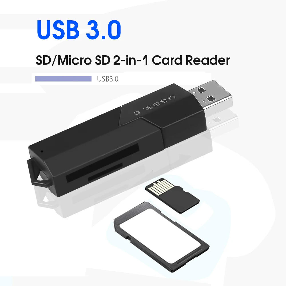 KEBIDU Многофункциональный Кардридер высокоскоростной USB 3 0 Micro SD SDXC T-Flash TF кардридер