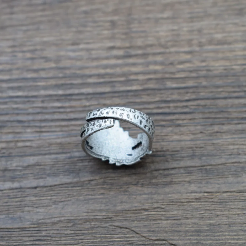 12pcs Domineering Cool Wild Wolf Ring Motorcycle Party Punk Animal Jewelry Adjustable Rings | Украшения и аксессуары