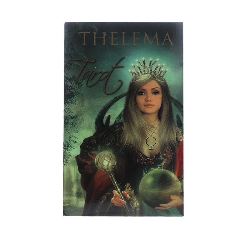 78 шт. карты Thelema Tarot Version Оракул гадание судьба настольные игры игральные с PDF