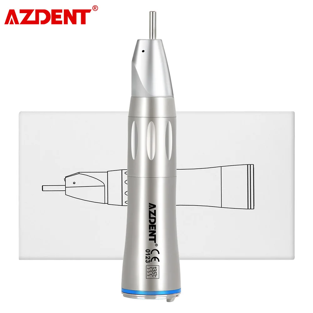 

AZDENT Dental 1:1 волоконно-оптический прямой конус для носа низкоскоростной наконечник внутренний канал распыления воды для HP φ мм автоклавируем...