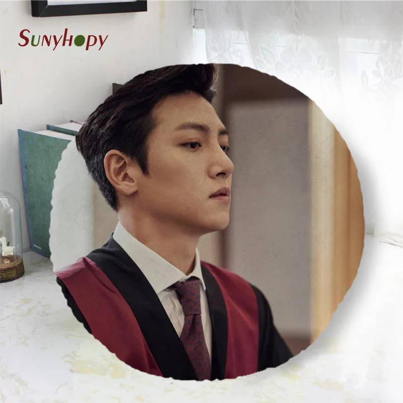 

Ji Chang Wook Round Throw Pillows Peach Skin Pillowcase Cushion Diameter 40cm50cm60cm Home Decoration Cushions-WJY