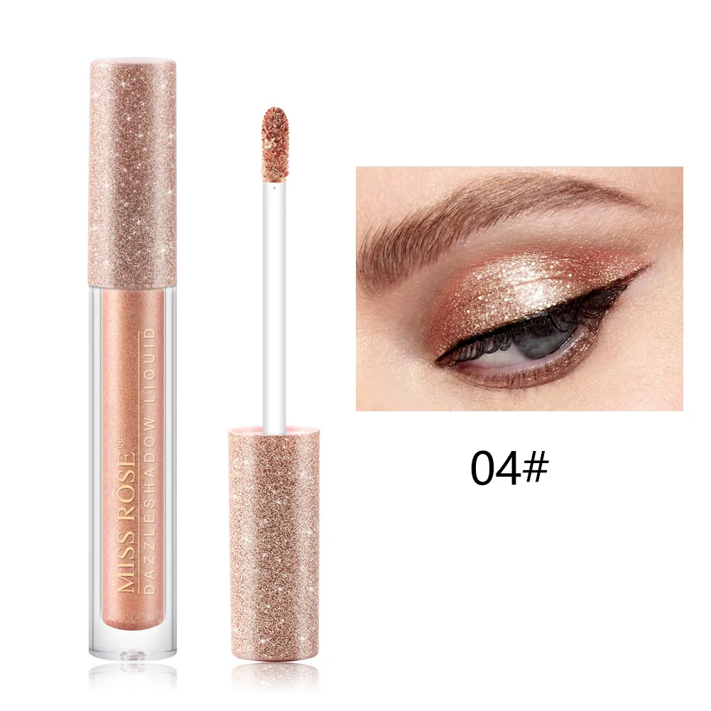 Liquid Eye Shadow Glitter Glow Shiny Eyeshadow Cosmetic Makeup Tool Shimmer Maquiagem Profissional Completa |