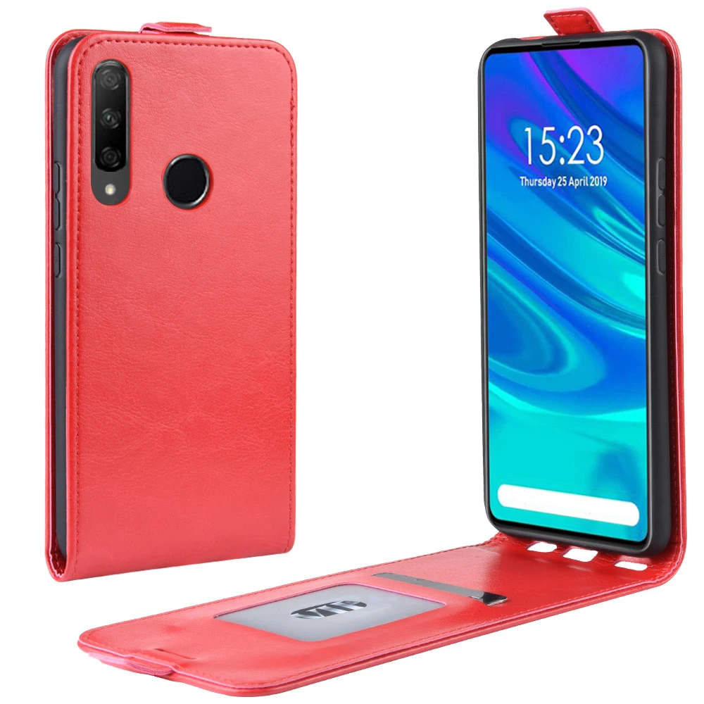 Huawei Honor 9X Чехол 6.59 дюймов Ретро Кожа Магнитный Вертикальный Книжный откидной Чехол на для Huawei Honor 9X чехол Чехлы Телефона Сумка