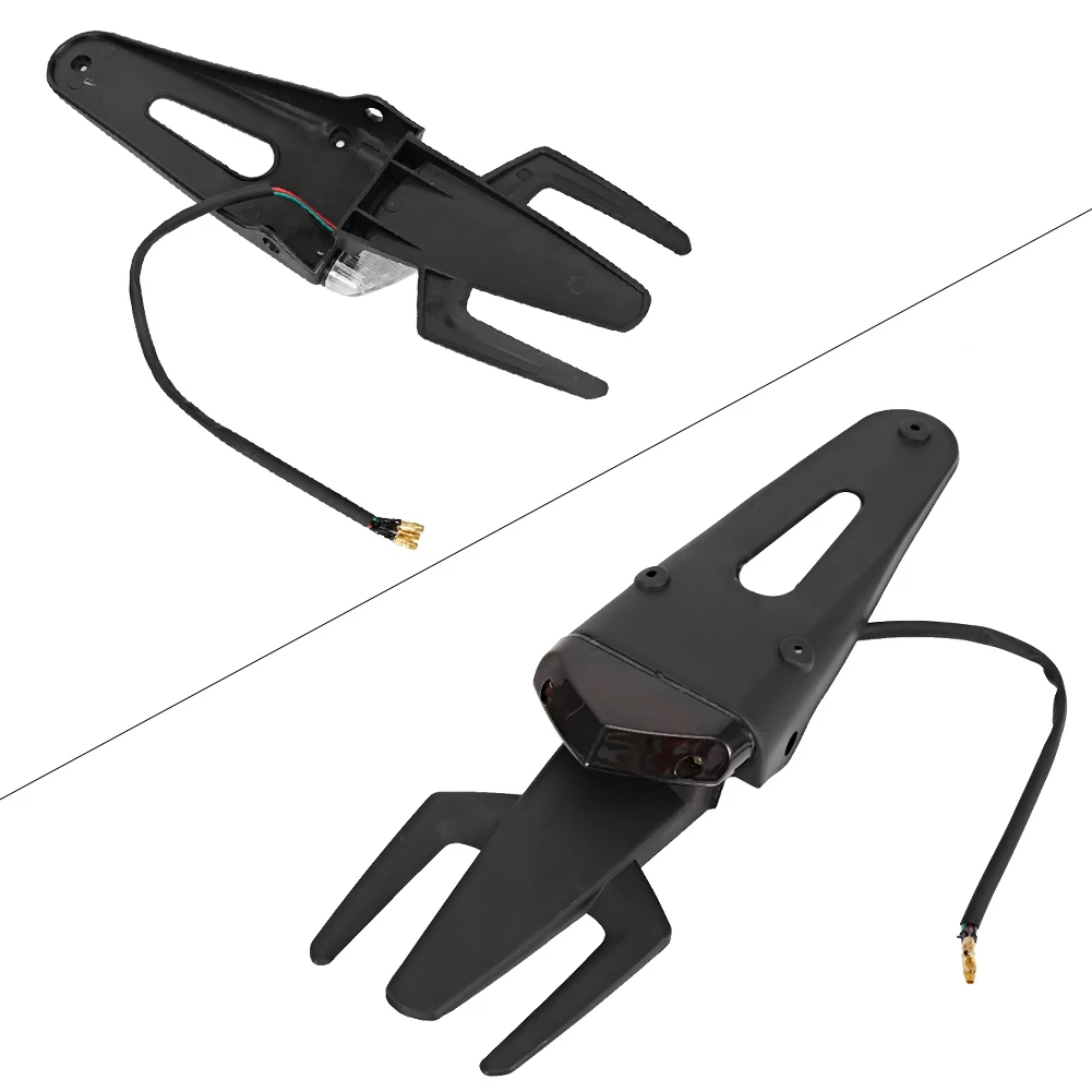 

Motorcycle Dirt LED Tail Rear Brake License Plate Light Replacement(White)