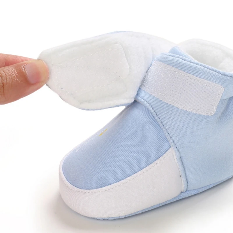 

0-18M Baby Winter First Walkers Newborn Infants Snow Boots Baby Cashmere Cotton Shoes Cute Boots Warm Anti-slip Booties Hot