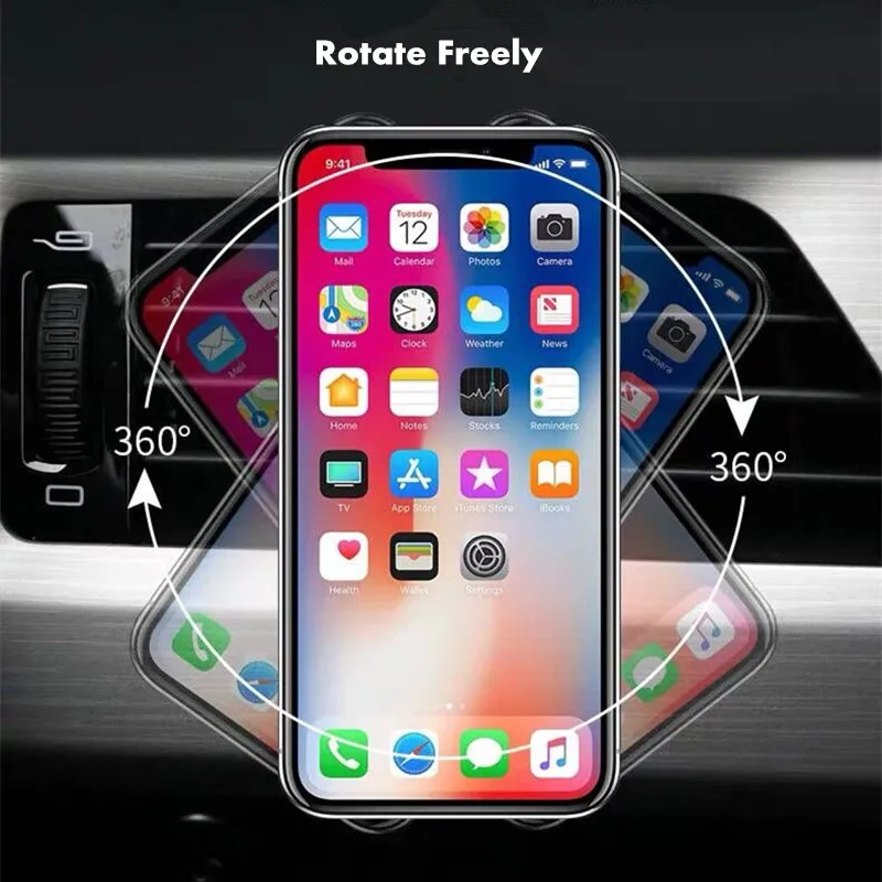 IKSNAIL магнитный автомобильный держатель для телефона Подставка iphone samsung