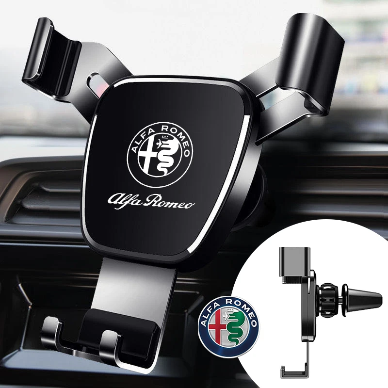 

For ALFA ROMEO Mito 147 156 159 Car Mobile Phone Holder Air Vent Mount Stand No Magnetic Cell Phone Holder For iPhone Phone In