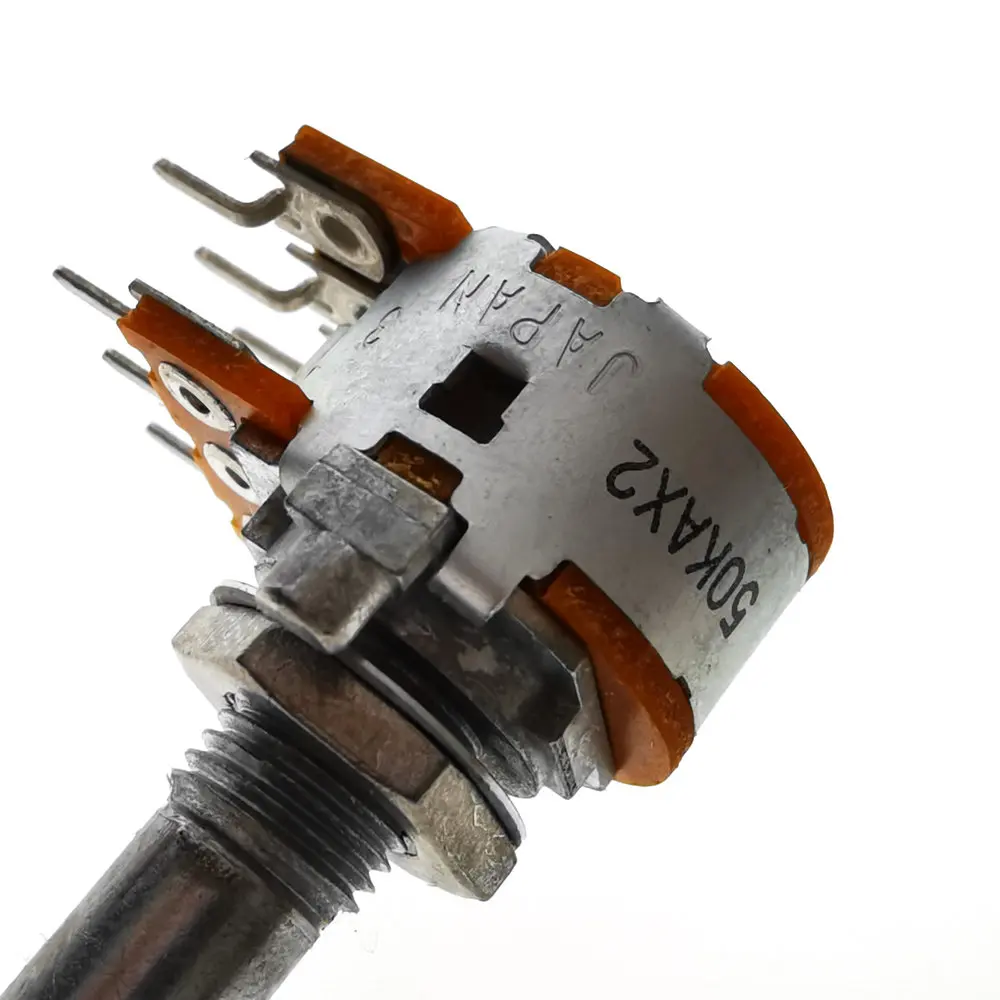 3 шт. японский ротационный потенциометр ALPS RK16 20 мм 50K 50KAX2 регулятор громкости