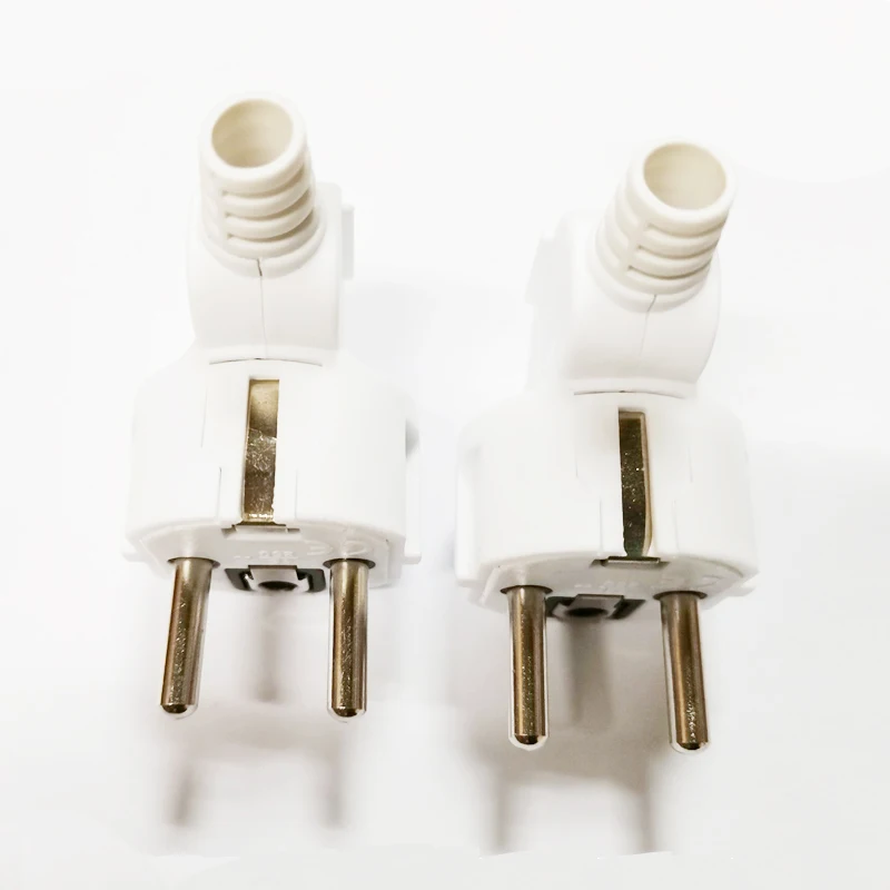 

NCHTEK European German 16A 250V Detachable Power Adapter, EU Rewirable Assembly Plug WHITE / 2PCS